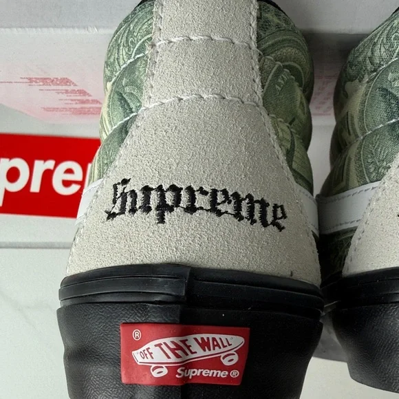 Supreme Vans Skate Grosso Mid “Dollar Bill” 💵 - Picture 6 of 12